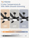 52 Inch Ceiling Fans with Lights, Smart Remote/App Control, Modern Ceiling Fan with 6 Speeds & 3CCT, Dimmable 30W LED, Quiet DC Motor, Noiseless for Living Room, Bedroom, Kitchen, Black