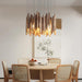 Large Wooden Farmhouse Chandelier For High Ceilings