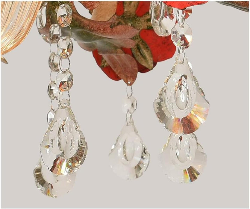 Floral Chandelier Lighting Lamp Hotel Cafe Art Deco Floral Chandelier Stairs Lamp Hang Lamp Home Decoration