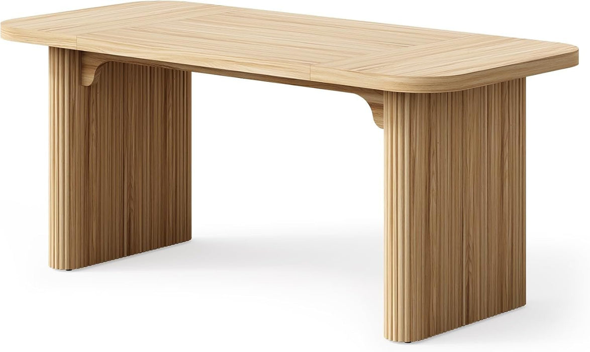 62 - Inch Home Office Computer Desk, Large Writing Desk with Textured Double Base, 5 Ft Conference Meeting Seminar Table for Office - ShipItFurniture