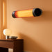 Infrared Electric Patio Heater - Indoor/Outdoor Heater - Portable Wall/Garage Heater - 1500W - Use with Stand - Mount to Ceiling/Wall)