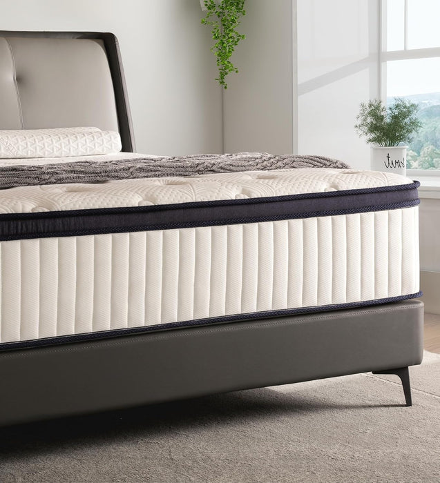 14 Inch Queen Hybrid MemoryFoam Mattress PocketSpring