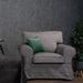 Ektorp Armchair 5 Color Cotton Cover for the IKEA Ektorp Chair Slipcover Replacement(Cotton-Grey)