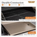 Propane Gas Grill and Griddle Combo with Porcelain-Enameled Cast Iron Grates, Dual Outdoor BBQ Grill with Flat Top Griddle for Barbecue, 696 SQ.IN. Cooking Area
