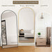 Arched Full Length Mirror 76"X34" Large Floor Full Body Mirror, Black