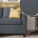 Convertible Sectional Sofa, L Shaped Couch with Reversible Chaise for Small Space, Dark Grey