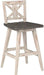 Amsonia Counter Height Swivel Barstool (Set of 2), White