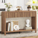 Console Sofa Table for Entryway, Wood Foyer Tables for Living Room, Farmhouse Couch Table Behinde Sofa with 2 Drawers for Hallway Storage (47.2 Inch, Walnut)