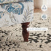Blue Floral Upholstered Accent Armchair Living Room