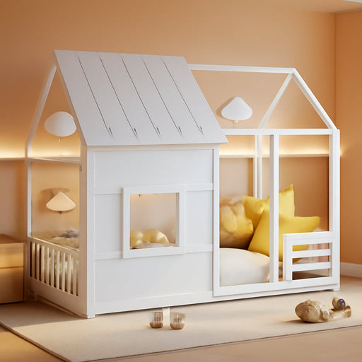Twin Size White House Bed LED IlluminationProSeries