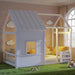 Twin Size White House Bed LED IlluminationProSeries
