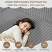 Grey Modular Cloud Sectional Sofa Detachable Pillows