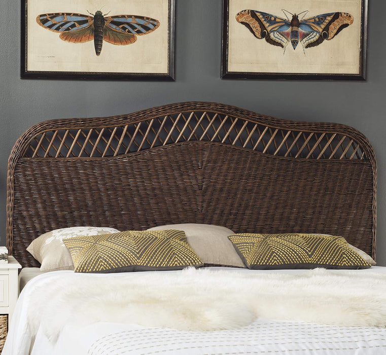 Home Collection Sephina Brown Rattan Headboard (Queen)
