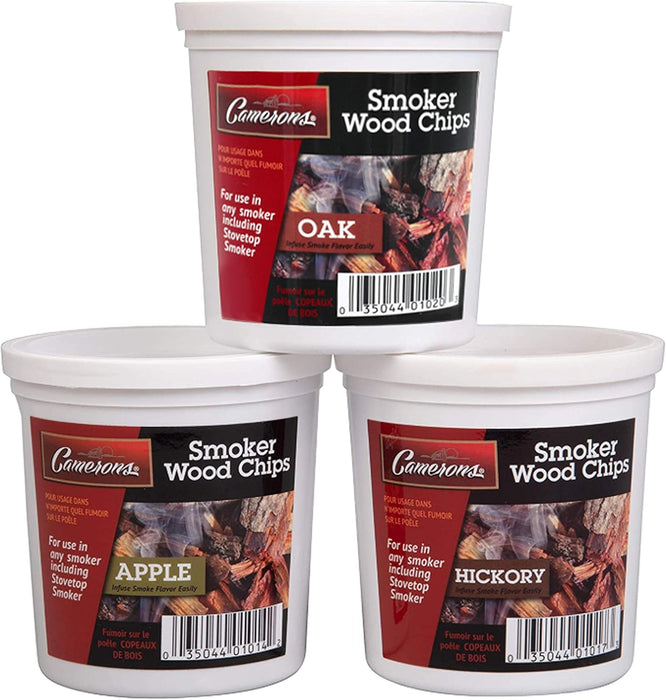 Original Stovetop Smoker - Smoker Box Gift Set W/Oak, Apple, Hickory Wood Chips & Recipes- Indoor Outdoor Use on Any Heat for Smoking Meats, Veggies & Seafood - Grilling Gift for Father'S Day