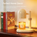 Candle Warmer Lamp with Timer Adjustable Height Flameless Aromatherapy Wax Melter, Cool-Touch Safe Night Light for Home Ambience