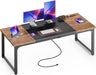 63 Inch Computer Desk With Power Outlets And USB - ShipItFurniture