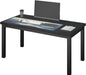 63 Inch Large Computer Desk, Gaming Long Desk with a Modern Design Wide Desk at Home, Perfect for Office Work, Studying, and Writing, Etc., Black. - ShipItFurniture