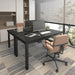 63 Inch Large Computer Desk, Gaming Long Desk with a Modern Design Wide Desk at Home, Perfect for Office Work, Studying, and Writing, Etc., Black. - ShipItFurniture