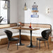 Rustic Brown TwentySevenpointSixInches Tulip Dining Table