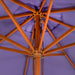 Outdoor Patio Market Umbrella with Wooden Pole - 8.5' - Purple