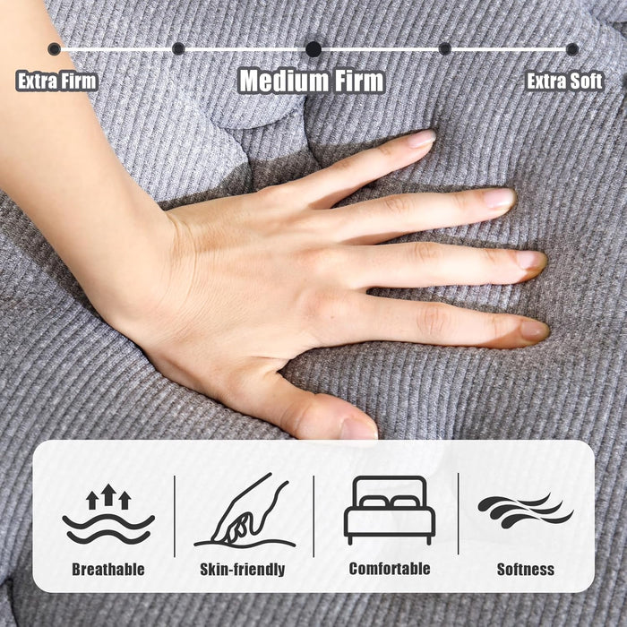 Full Size 12 Inch MemoryFoam Mattress CertipurUSCertified