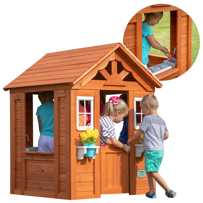 Timberlake Cedar Wooden Playhouse