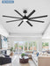 Commercial Grade Aluminum Ceiling Fan With Controller
