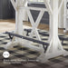 Signature Design by Ashley Farmhouse Counter Height Dining Table, White