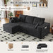 NinetySixInch Configurable Modular Sectional Sofa Memory Foam
