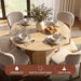 43 Inch Circular Dining Table With SolidWoodPedestal