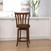 Savana Swivel Counter Stool, Cherry