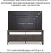 Cadmori Casual 72" TV Stand for Tvs up to 82" with Ambient Lighting, 2 Drawer and a Shelf, Dark Brown