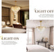 Gold Plated Crystal Chandelier Four Tier Illumination