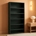 Brigade Metal Bookcase - Bookcase with Six Shelves, 34-1/2W by 12-5/8D by 81-1/8H, Charcoal (HS82ABC)