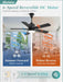 42" Outdoor Ceiling Fan with Light for Patios, IP65 Waterproof Gazebo Fan, Plug in Ceiling Fan with Remote, 3CCT 6-Speed Black Ceiling Fan with Hanging Hook for Porch, Pergola,Canopy