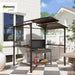 8Feet By 5Feet WeatherproofAllSeason Grill Gazebo