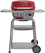 3-In-1 Dual Fuel Outdoor Bistro Pro Electric Grill & Griddle + Charcoal Mode BBQ, Red - 25302146