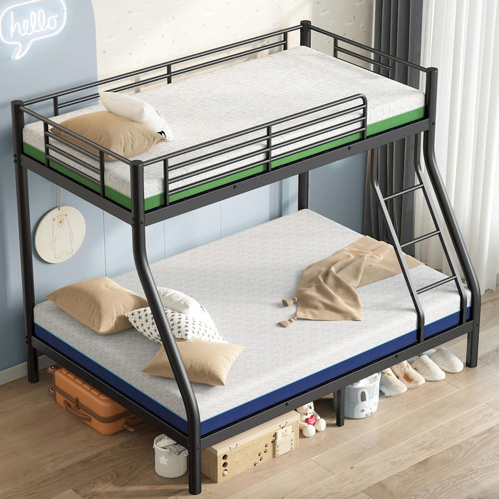 Charcoal Twin Over Full IndustrialStrength Bunk Bed