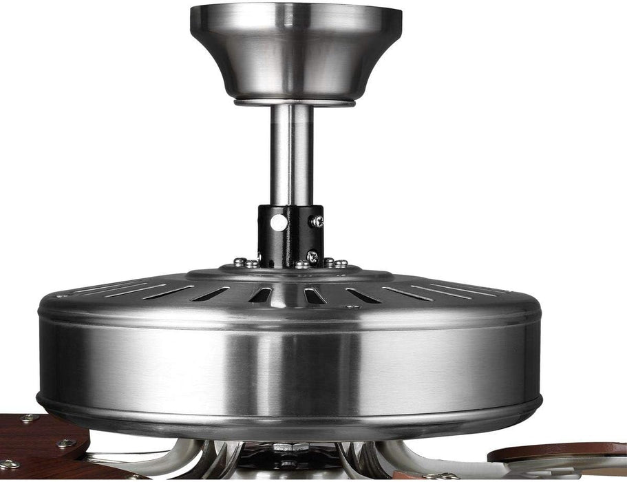 Airpro Collection 52'' Five-Blade Ceiling Fan with White Etched Light Kit