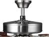 Airpro Collection 52'' Five-Blade Ceiling Fan with White Etched Light Kit