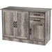 Gray Entryway Cupboard Sideboard Storage Cabinet with Drawers