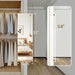 15.75”X51” Sliding Closet Mirror,Glassless Hideaway,No Drill Wall Mount