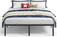 King Metal Bed Frame, 18 Inches Tall, 1100 Lb Weight Capacity