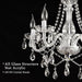 Plug In White Crystal Chandelier Pendant Illumination