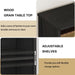 Small Black Bookshelf, 3 Tier Short Book Shelf, Farmhouse Bookcase Storage Organizer, Wooden Book Cases for Small Space, Office, Bedroom, Living Room, Apartment (Black Oak)