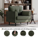Sage Green Upholstered Contemporary Armchair 38 Inch