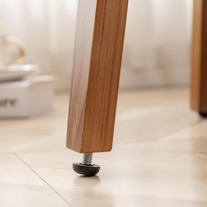 30" Swivel Rattan Bar Stools Set of 2,Mid-Century Modern Beige Linen Fabric Upholstered Counter Height Stools,Kitchen Island Barstools with Rattan Low Backrest,Walnut Wood Finish Bar Chair