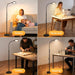 Bright LED Eye-Friendly Floor Lamp with Remote and Touch Dimmer & Adjustable Color Temperature, Smart Gooseneck Standing Light for Living Room,Kids Bedroom, Home Office Desk,Library Study Reading