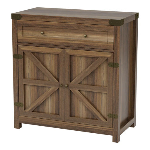 33" Tall 2 - Door Accent Cabinet with 1 Drawer