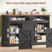 47.2 Black File Cabinet With Organization Solutions